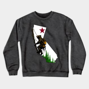 Rock Climbing California Bear Crewneck Sweatshirt